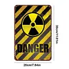 Danger - Panneaux en &eacute;tain m&eacute;tallique(20*30cm/30*40cm)