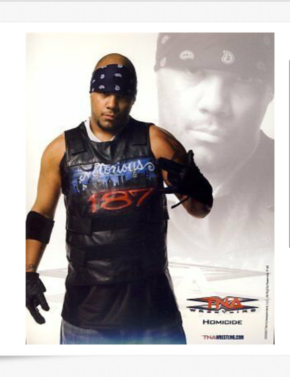 TNA HOMICIDE P-50 OFFICIAL LICENSED 8X10 WRESTLING PROMO Photo Poster painting