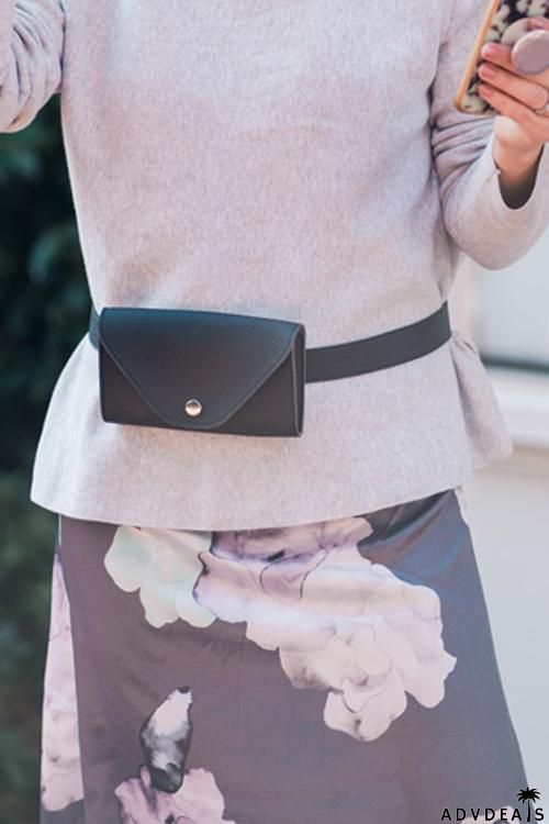 Fanny Pack Leather Belt Bag