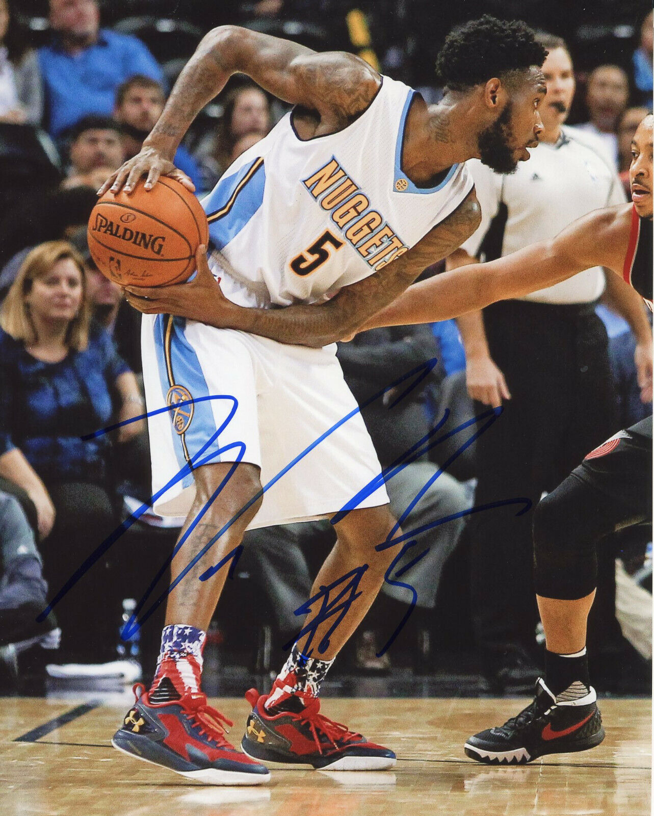 Will Barton Autographed 8x10 Denver Nuggets#S1281
