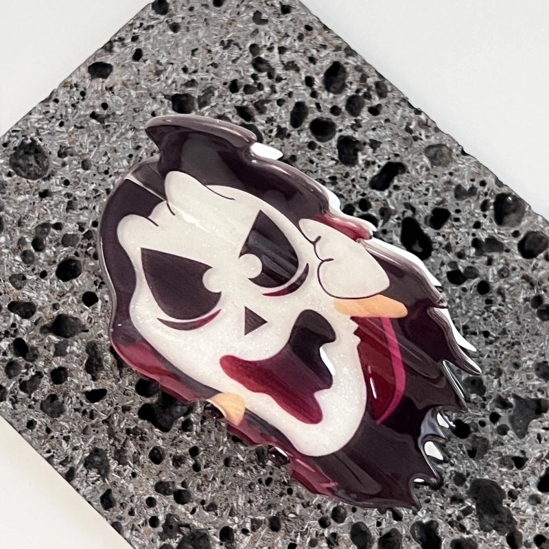 Halloween Hip-Hop Funny Women’s Pumpkin Skull Acetic Acid Sheets Hair Claws