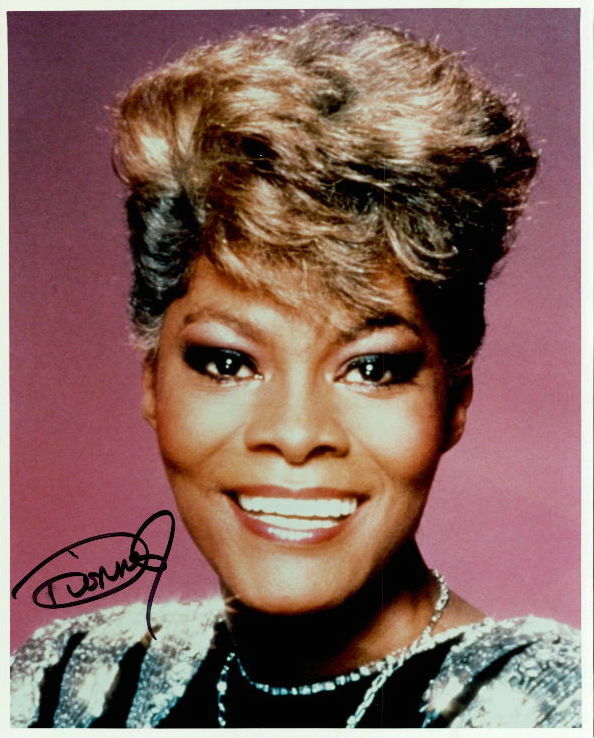 Dionne Warwick vintage in-person signed 8x10 Photo Poster painting