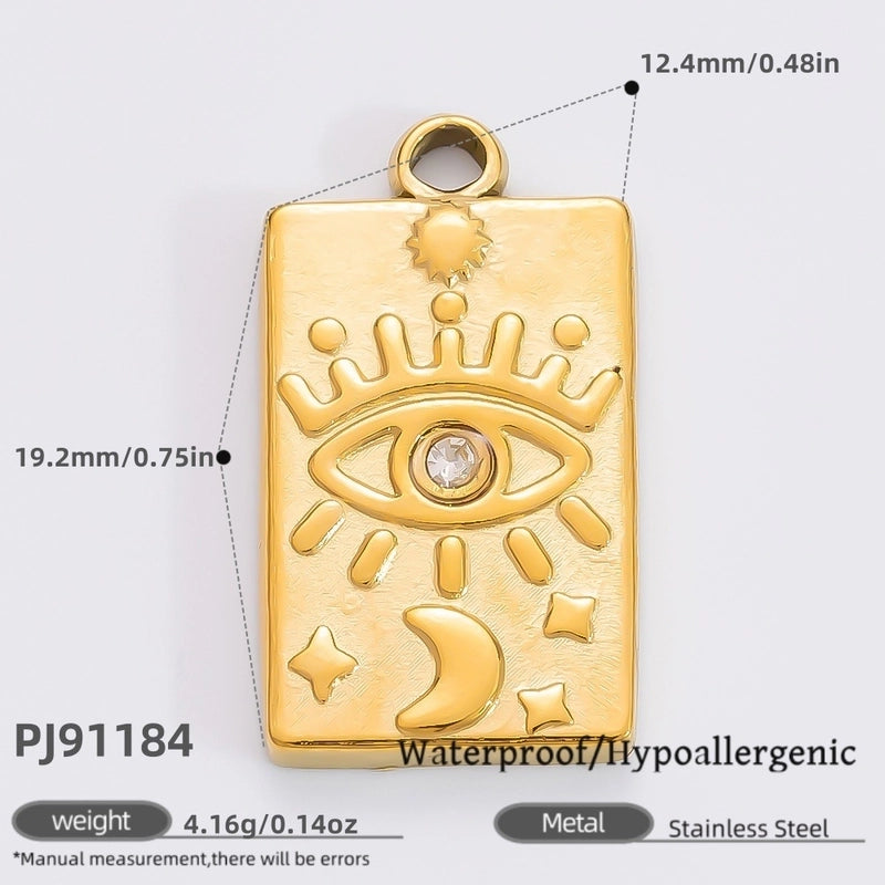 1 Piece 11.1*11.2MM 15.7*17MM 304 Stainless Steel Heart Shape Pendant Chain Jewelry Accessories