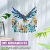 (US Local)DIY Diamond Painting Art Pendant Window Hanging Eagle Dream Catcher