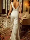 Plunging Backless Empire Jumpsuits