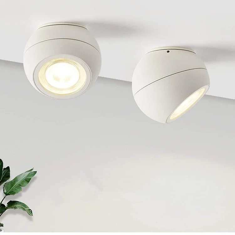 Minimalist Globe Design LED Modern Spotlight Ceiling Lights Flush Mount Lighting - Appledas