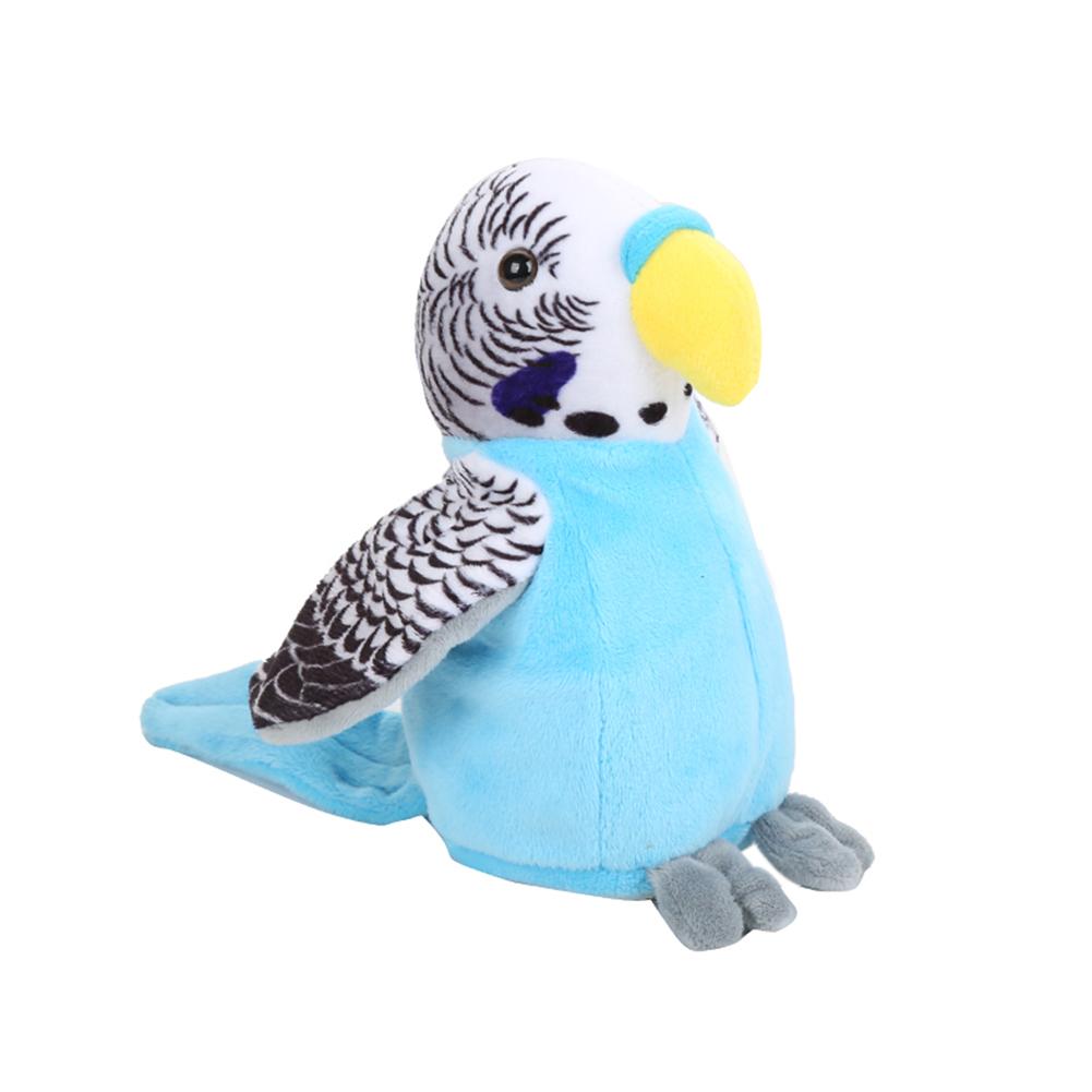 

Electric Talking Parrot Speaking Record Repeats Waving Wings Toy (Sky Blue), 501 Original