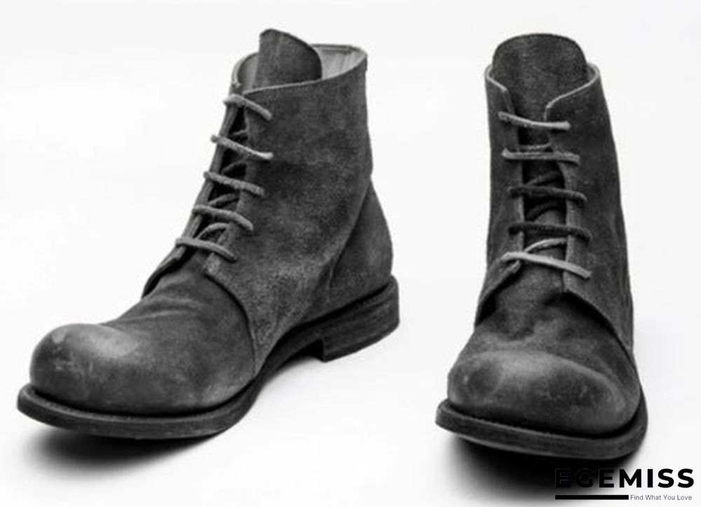 Low Slope with Generous Head Thin Belt Retro Boys 100 Leisure Short Winter Boots | EGEMISS