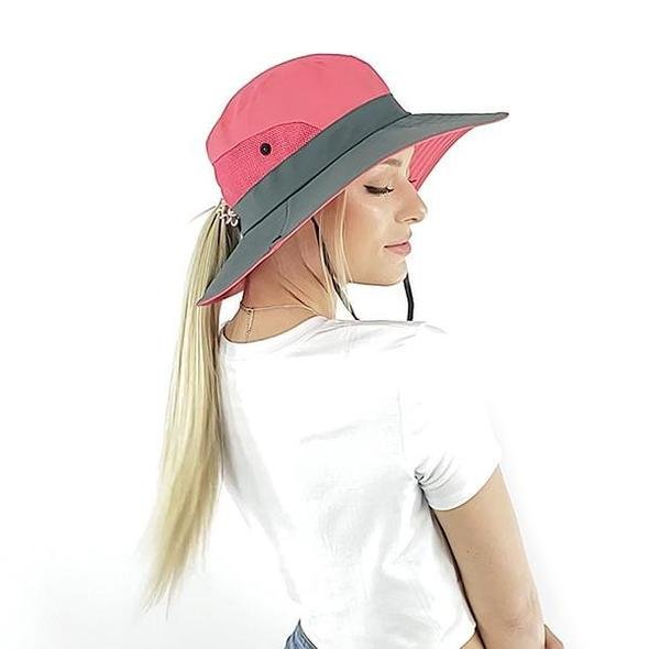 2022 New UV Protection Ponytail Sun Hat