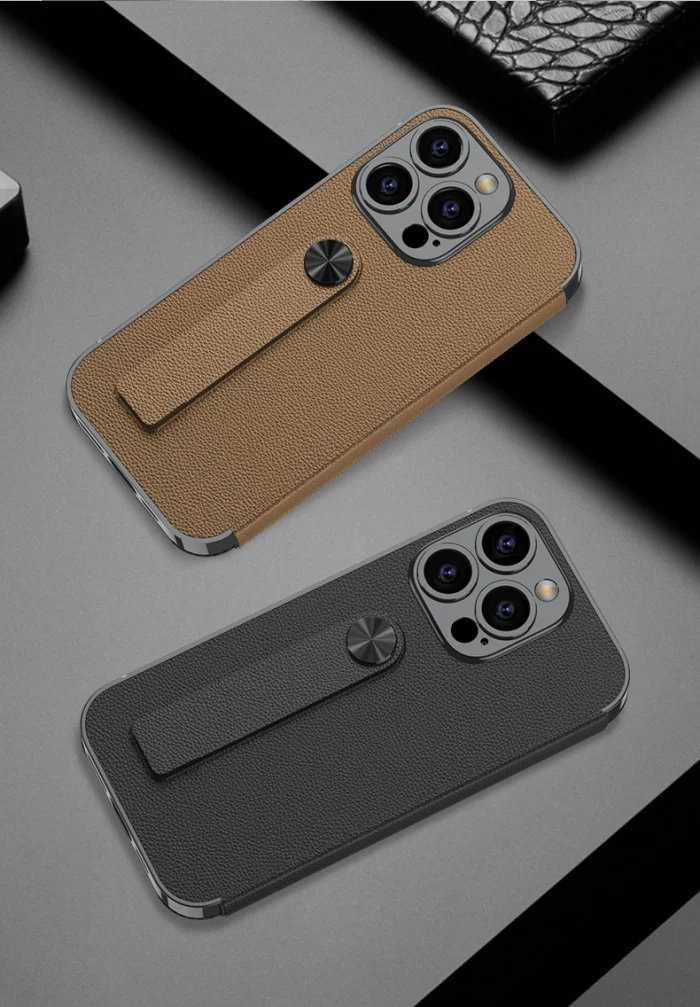 Apple 16 mobile phone case suitable for iphone16pro flip storage card slot mobile phone leather case