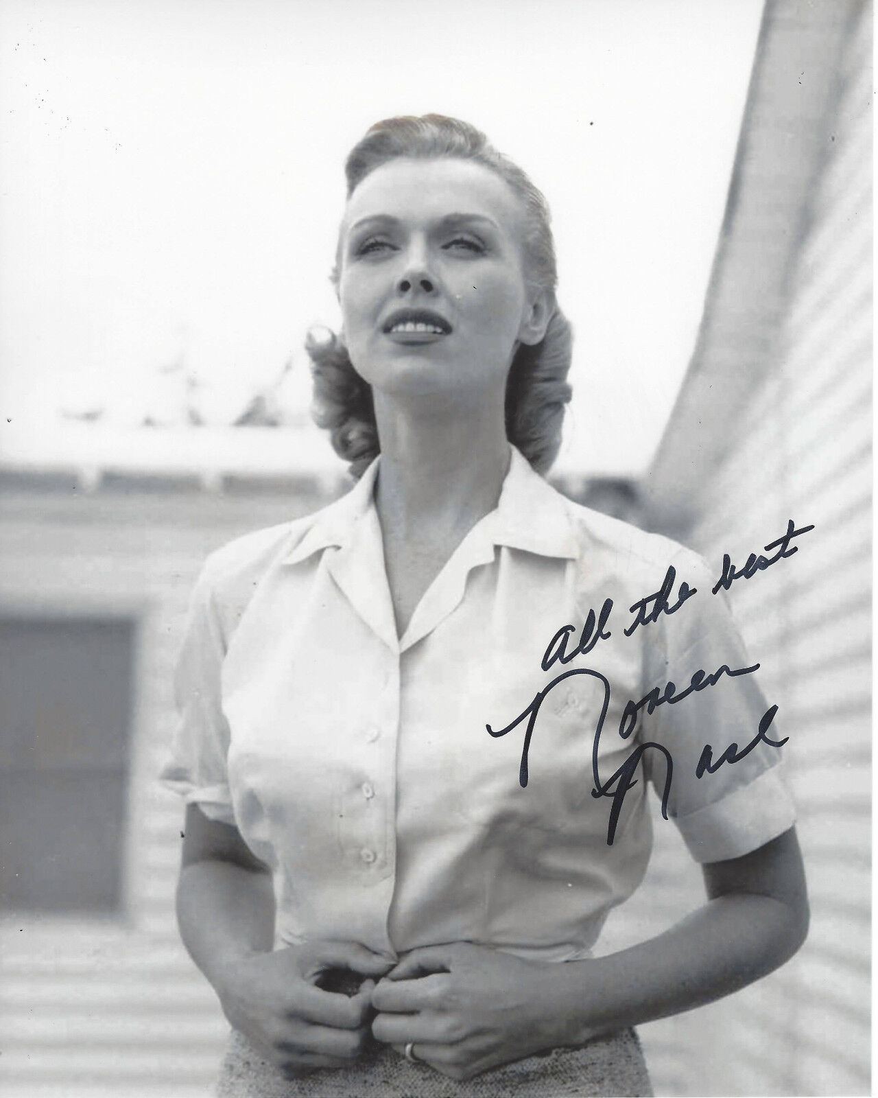 ACTRESS NOREEN NASH SIGNED AUTHENTIC PHANTOM FROM SPACE 8X10 Photo Poster painting w/COA GIANT