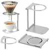 Aluminum Alloy Coffee Drip Holder Foldable Espresso Filter Station Rack for Home