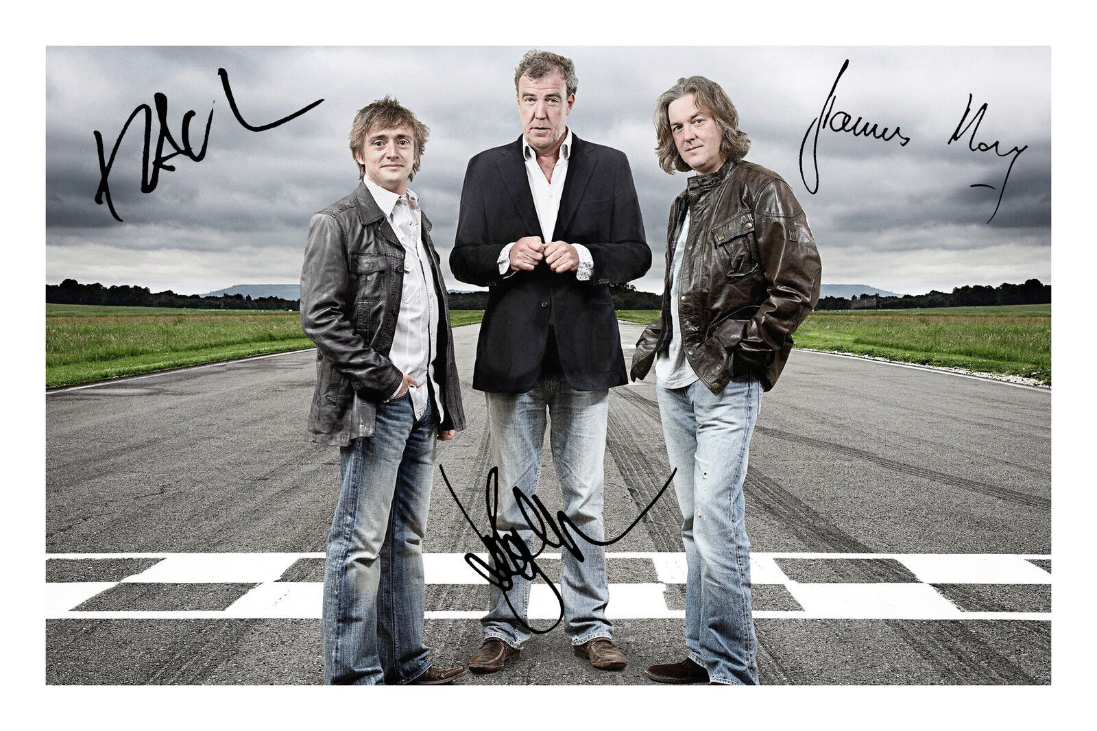 Top Gear Signed Autograph Photo Poster painting Print Clarkson Hammond May