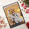 Katze Kristall Notizblock Skizzenbuch - 5d DIY Handwerk Notizbuch