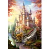 Disney Castle-16CT Stamped Cross Stitch 40*60cm/15.75*23.62in(Big Size)