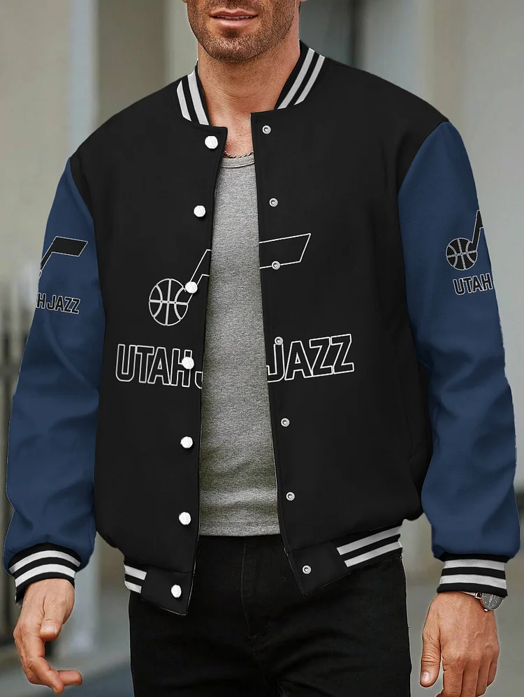 Utah Jazz Limited Edition Full-Snap Casual Jacket