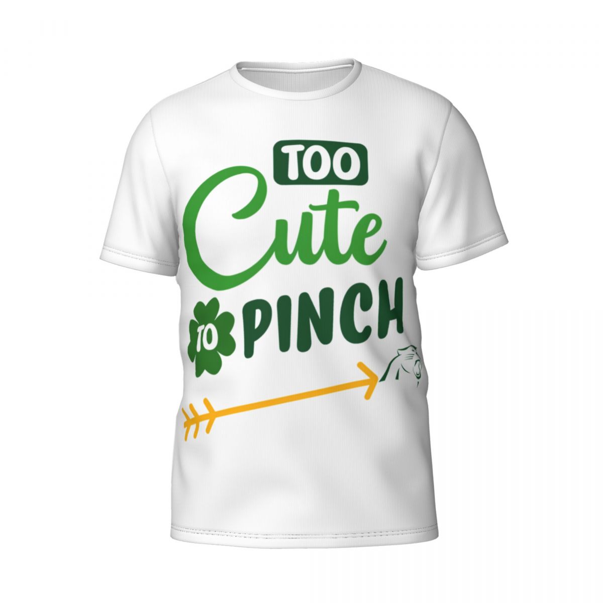Carolina Panthers Too Cute To Pinch Men's Short Sleeve Shirt