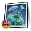 Belle jupe fille-sp&eacute;cial en forme de peinture de diamant-30 * 30cm