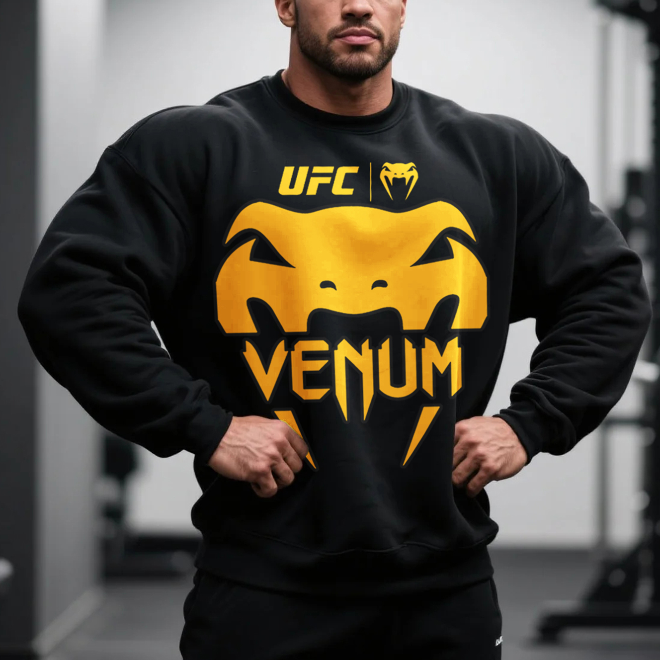 Large Size Loose Comfortable Breathable Round Neck Sweatshirt Fitness Sports Extreme Fighting Sweatshirt / TECHWEAR CLUB / Techwear