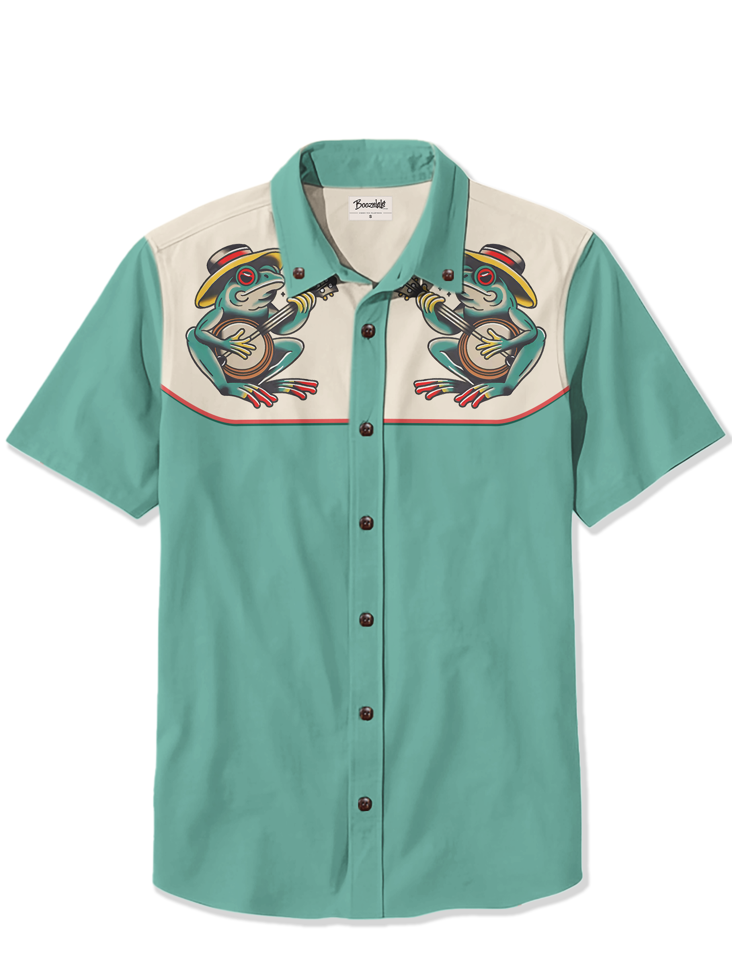 Little Frog Playing Banjo- 100% Cotton Shirt