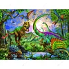 Diamond Painting-DIY Full Round Drill Forest Dinosaurs