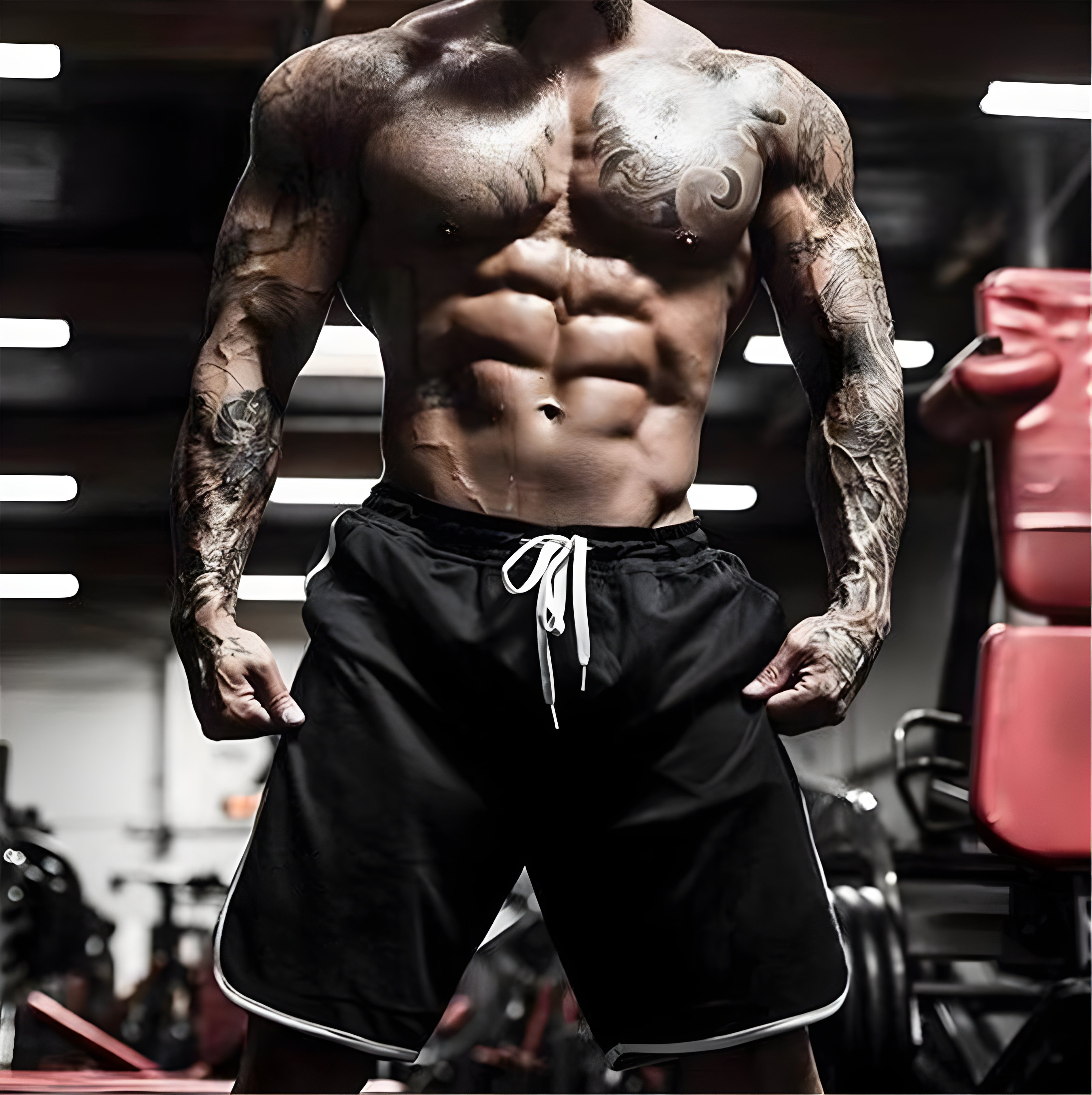 Men's Solid Color Fitness Sweatpants