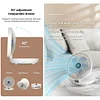 New USB rechargeable fan home portable small dormitory desktop air circulation wall-mounted kitchen
