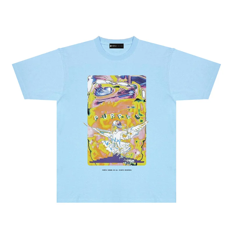 Purple fashion T-shirt