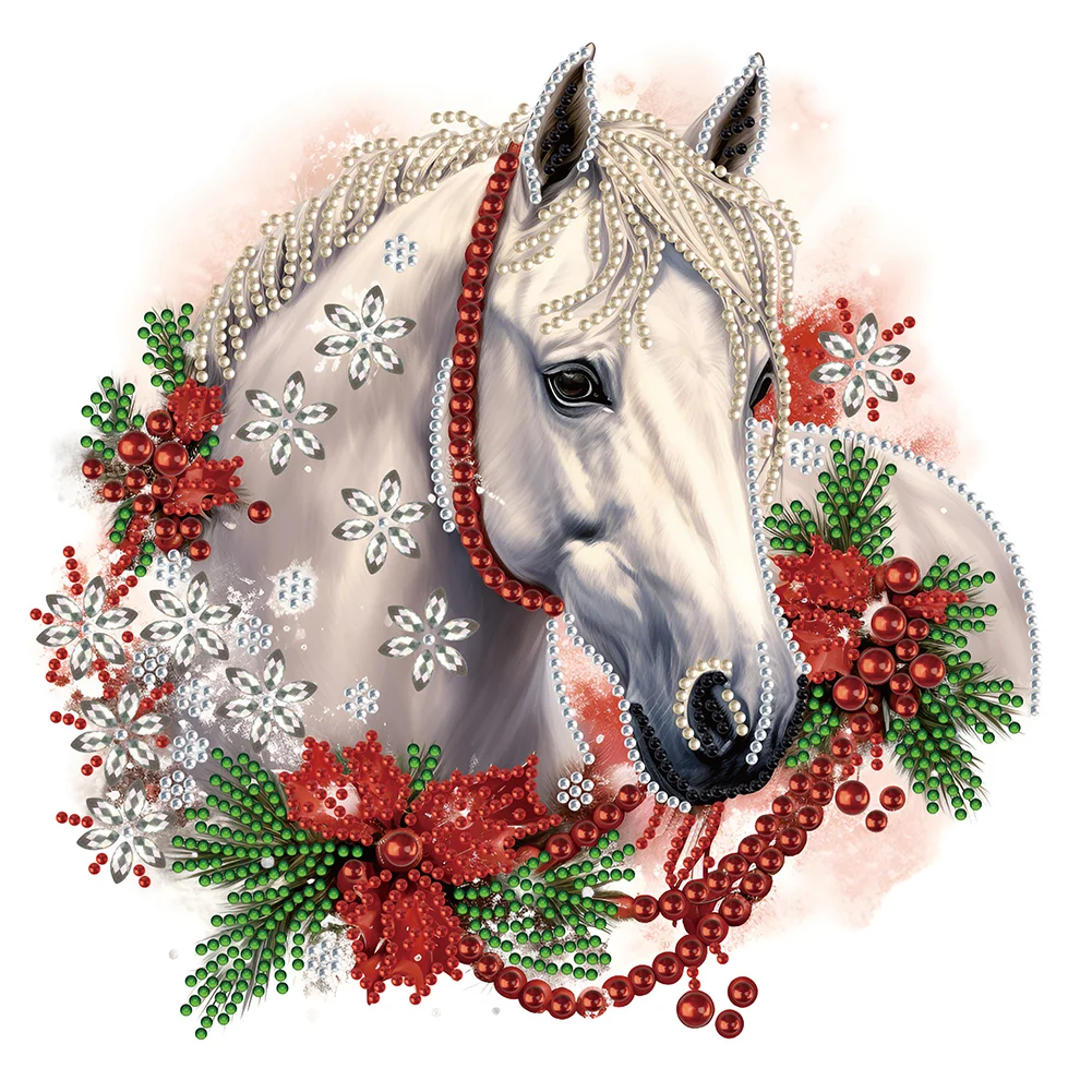 DIY Diamond Painting - Horse Christmas