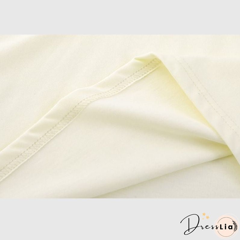 Letter Embroidered Tee