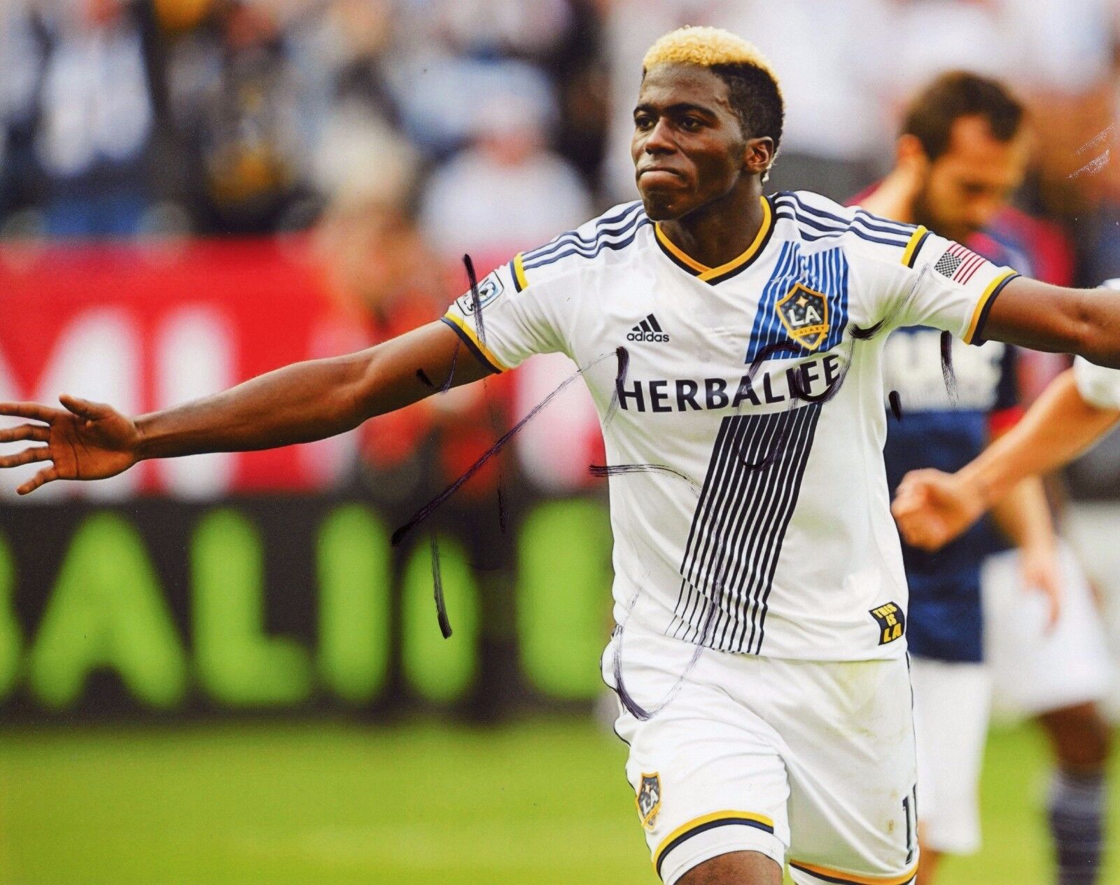 ~~ GYASI ZARDES Authentic Hand-Signed LA Los Angeles Galaxy