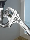 Aluminium Alloy Bathroom Wrench Large Opening Wrench Sanitary Wrench Tool