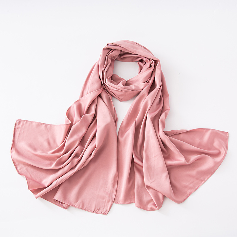Solid Color Satin Ladies Shawl | Oxredo Shop Ramadan Sale