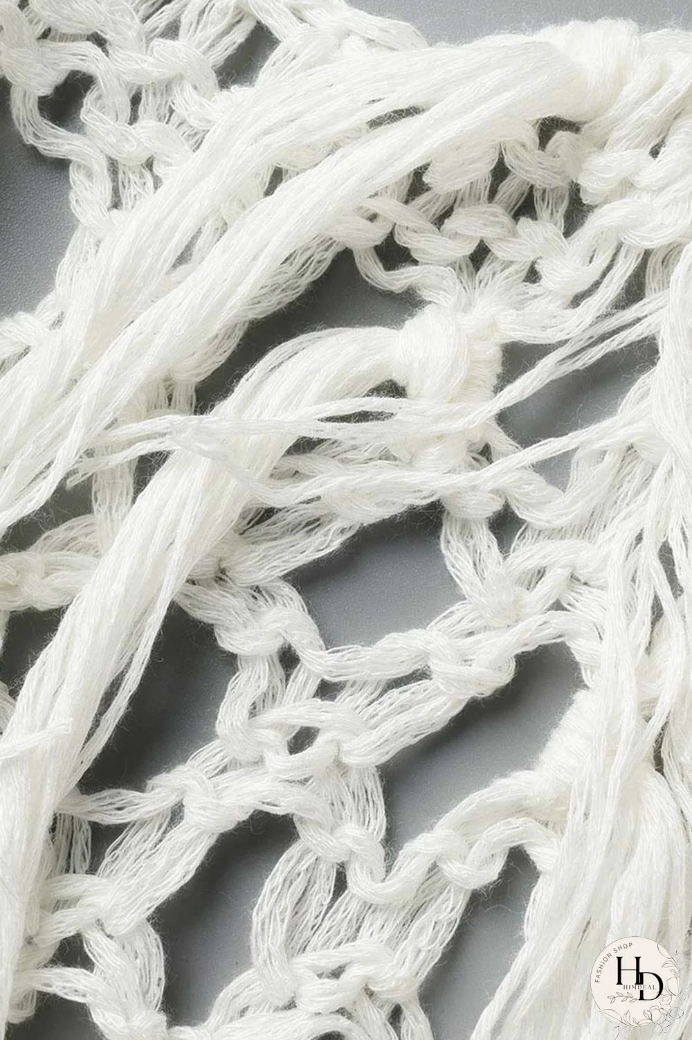 Rose Red Sexy Solid Tassel Hollowed Out Patchwork Halter Sleeveless Two Pieces