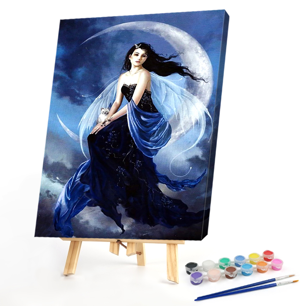 

40*50CM - Paint By Numbers - Moon Goddess, 501 Original