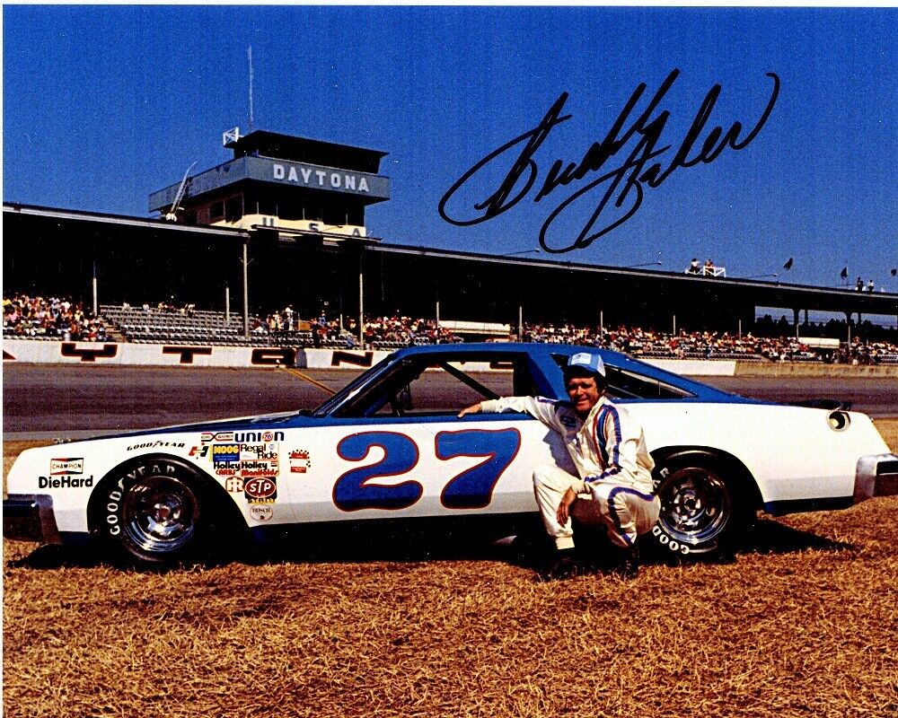 DENT - Buddy Baker Signed 1978 Daytona 500 - Nascar Driver 8x10 inch Photo Poster painting