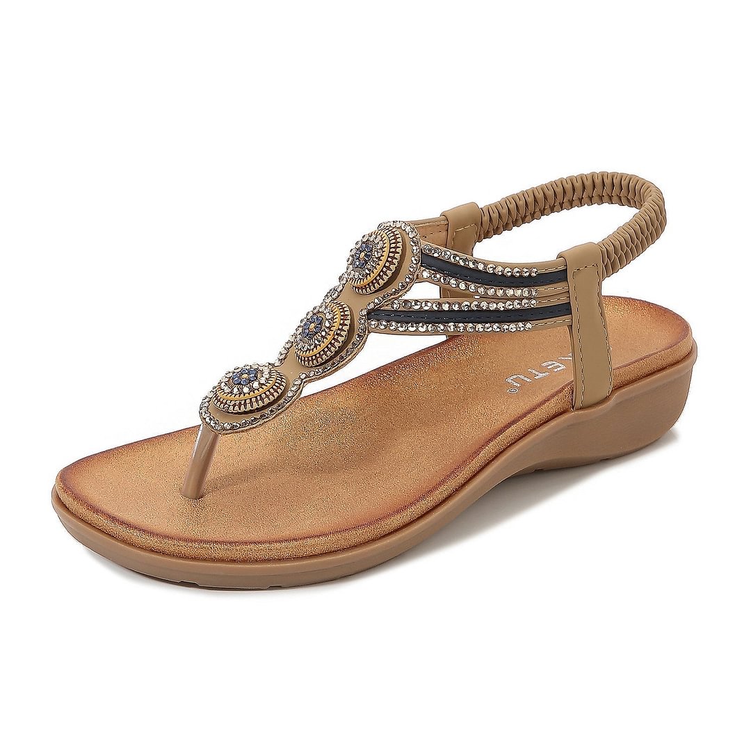 Ethnic Boho Vintage Comfort Beach Sandals