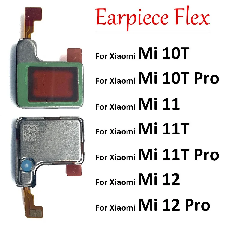 Original Earpiece Ear Speaker Sound Receiver Flex Cable For Xiaomi Mi 10T 11 11T 12 Pro Mi 8 9 Lite Se