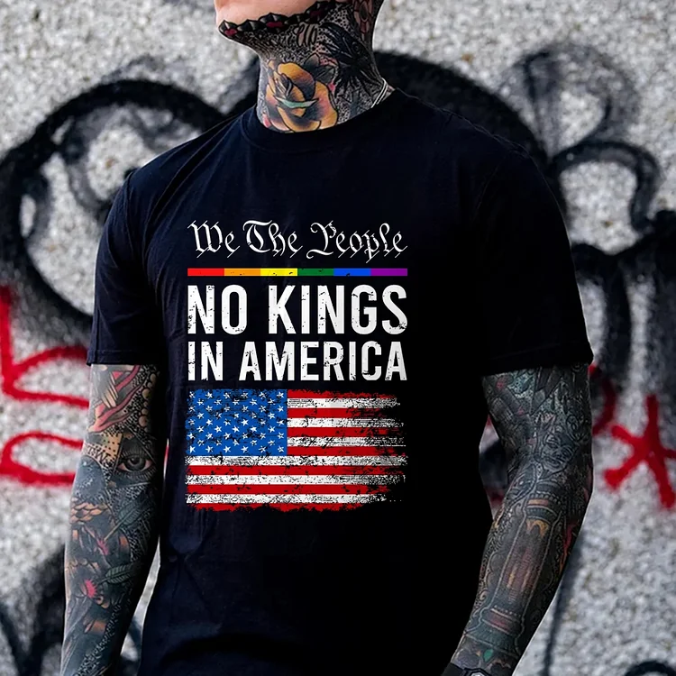 No Kings In America T-shirt
