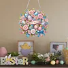 Diamond Painting Acrylic Single Side Drill Easter Pendant Charms Kits for Adults Home Window Decor