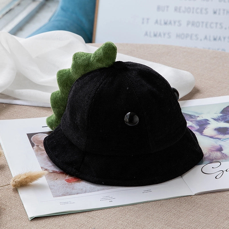Autumn And Winter Baby Fisherman Hat Korean Style Cute Dinosaur Boys’ Basin Hat Fashion Girl’s Sun Hat Children MZ8263