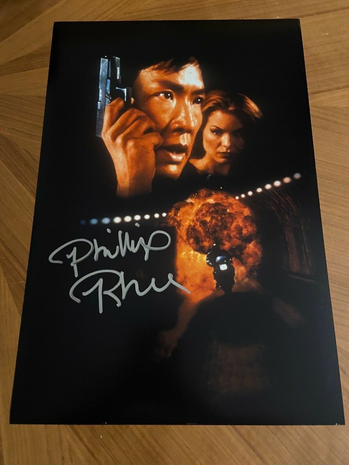 * PHILLIP RHEE * signed 12x18 poster * BEST OF THE BEST 3 * PROOF * 3