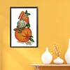 Orange Gnome -  11CT Partial Beaded Cross Stitch Kit(25x35cm)