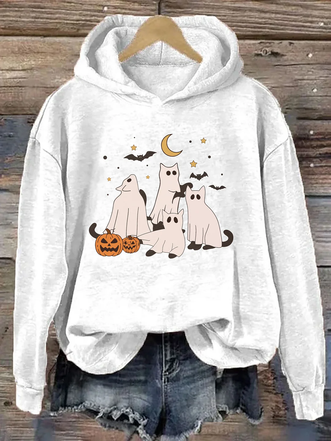 Ghost Cat Hoodie