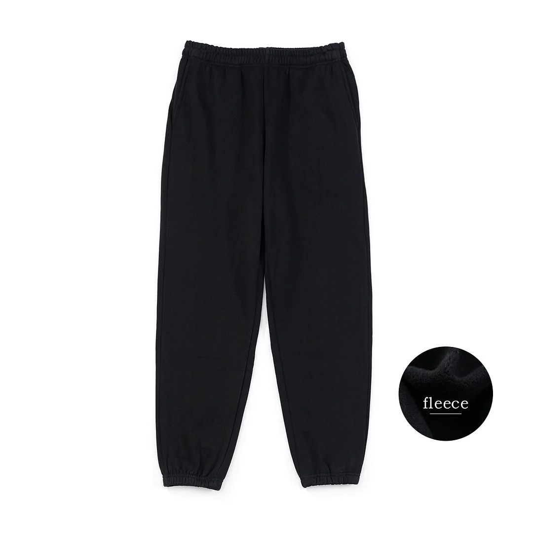 SIMWOOD 2021 Winter New Warm Fleece Jogger Pants Men Drawstring  Loose Track Trousers Comfortable Plus Size Gym Wear