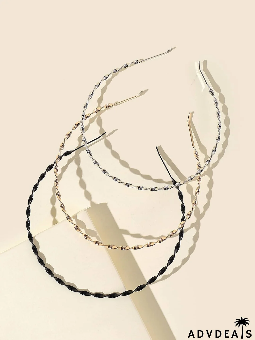 3pcs Simple Hair Hoop