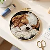 Border Collie Puppy-DIY Embroidery Kit with Pattern Cotton Threads Needles Hoop 29*29cm tapestrymarket
