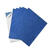 10 Pack | Royal Blue Self-Adhesive Glitter DIY Craft Foam Sheets - 12"x10"