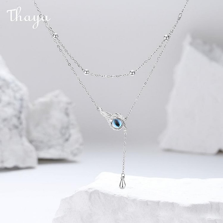 Thaya 925 Silver A 10000 Years  Glance Necklace