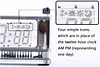 VFD Screen Clock Transparent Base USB Home Desktop Decorative Clock